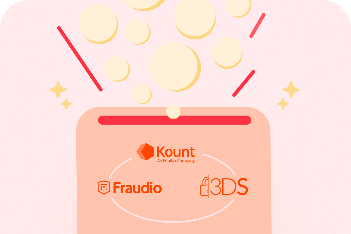 Transacciones seguras con 3DS, Kount y Fraudio