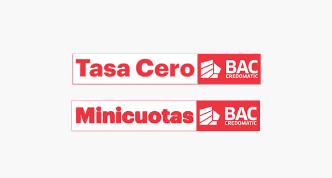 Logo of Minicuotas, Tasa Cero y Cuotas BAC